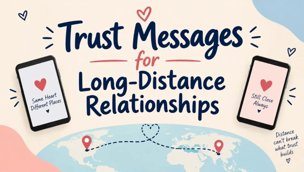 Trust Messages for Long-Distance Relationships