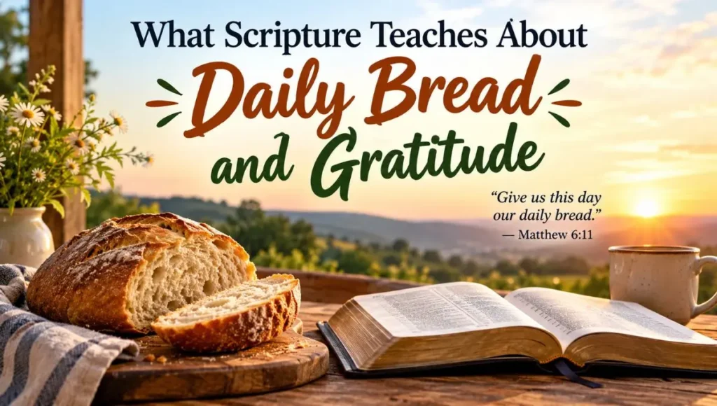 What Scripture Teaches About Daily Bread and Gratitude